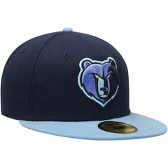 New Era Memphis Grizzlies Team Color 2Tone 59FIFTY Fitted Hat Navy/Light Blue