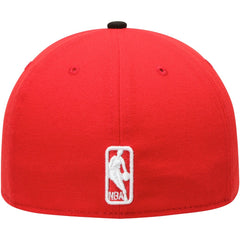 New Era Atlanta Hawks Team Color 2Tone 59FIFTY Fitted Hat Red/Black