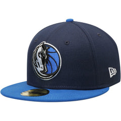New Era Dallas Mavericks Team Color 2Tone 59FIFTY Fitted Hat Navy/Blue