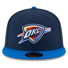 New Era Oklahoma City Thunder Team Color 2Tone 59FIFTY Fitted Hat Navy/Royal