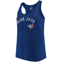 Toronto Blue Jays Soft as a Grape Women's Plus Size Swing for the Fences Racerback Tank Top Online