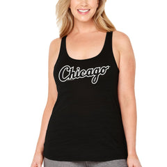 Chicago White Sox Soft as a Grape Women's Plus Size Swing for the Fences Racerback Tank Top Online