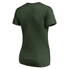 Milwaukee Bucks Women's Mantra V-Neck T-Shirt Green