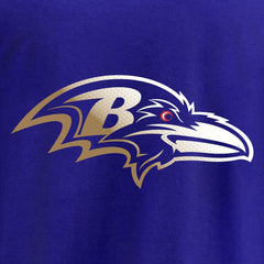 Baltimore Ravens Gradient Logo T-Shirt - Black - NFL