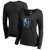 Vegas Golden Knights Women's Pond Hockey Long Sleeve T-Shirt - Black | NHL online