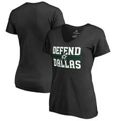 Dallas Stars Women's Hometown Collection Defend T-Shirt - Black | NHL Clearance