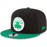 New Era Boston Celtics 2-Tone 9FIFTY Adjustable Snapback Hat Black/Kelly Green