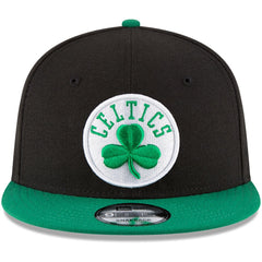 New Era Boston Celtics 2-Tone 9FIFTY Adjustable Snapback Hat Black/Kelly Green