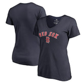 Boston Red Sox Women's Core Wahconah V-Neck T-Shirt Near Me
