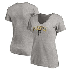 Pittsburgh Pirates Women's Core Wahconah V-Neck T-Shirt Outlet
