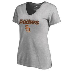 San Diego Padres Women's Core Wahconah V-Neck T-Shirt for sale