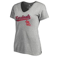 St. Louis Cardinals Women's Core Wahconah V-Neck T-Shirt Sale