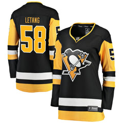 Kris Letang Pittsburgh Penguins Fanatics Women's Home Breakaway Jersey - Black | Fanatics discount