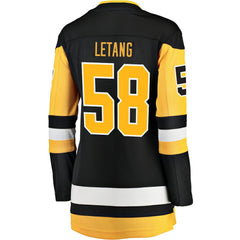 Kris Letang Pittsburgh Penguins Fanatics Women's Home Breakaway Jersey - Black | Fanatics discount