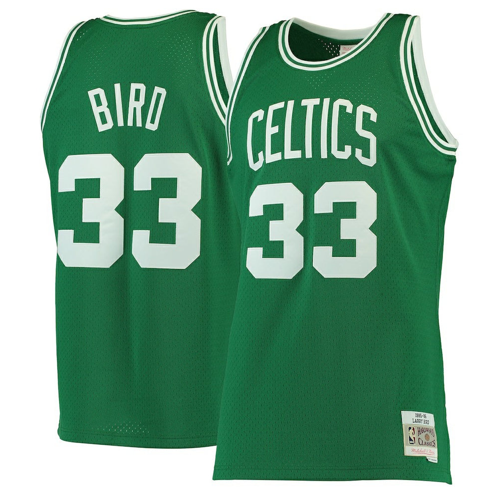 Mitchell & Ness Larry Bird Boston Celtics Hardwood Classics Swingman Jersey Kelly Green