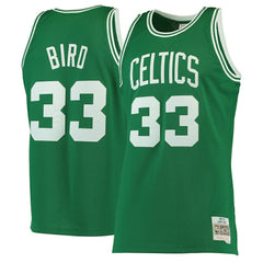 Mitchell & Ness Larry Bird Boston Celtics Hardwood Classics Swingman Jersey Kelly Green