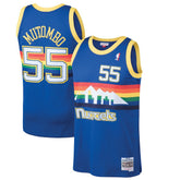 Mitchell & Ness Dikembe Mutombo Denver Nuggets 1991/92 Hardwood Classics Swingman Jersey Blue