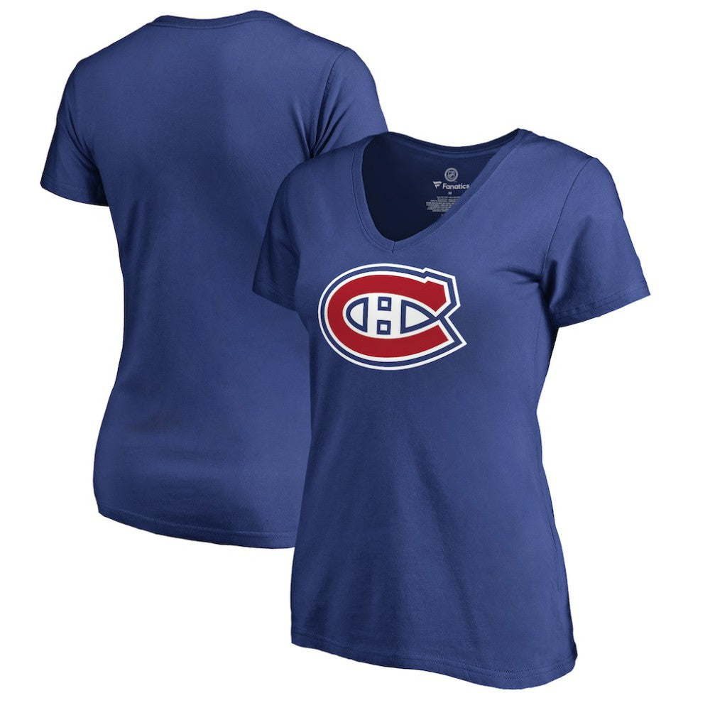 Montreal Canadiens Women's Primary Logo T-Shirt - Royal | NHL online
