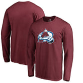 Colorado Avalanche Primary Logo 2 Long Sleeve T-Shirt - Maroon | NHL discount