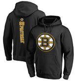 David Pastrnak Boston Bruins Backer Pullover Hoodie - Black | NHL near me