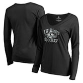Los Angeles Kings Women's Hometown Collection The Crown Long Sleeve T-Shirt - Black | NHL discount