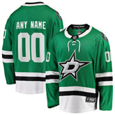 Dallas Stars Fanatics Home Breakaway Custom Jersey - Green | Fanatics Clearance