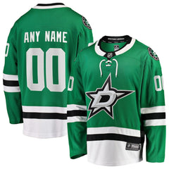 Dallas Stars Fanatics Home Breakaway Custom Jersey - Green | Fanatics Clearance