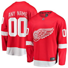 Detroit Red Wings Fanatics Home Breakaway Custom Jersey - Red | Fanatics sale