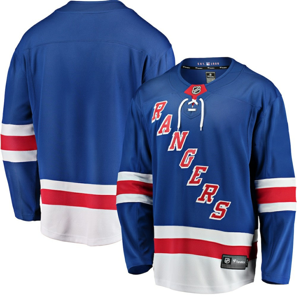 New York Rangers Fanatics Breakaway Home Jersey - Blue | Fanatics Lifestyle