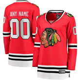 Chicago Blackhawks Fanatics Women's Home Breakaway Custom Jersey - Red | Fanatics near me