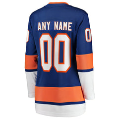 New York Islanders Fanatics Women's Home Breakaway Custom Jersey - Blue | Fanatics near me