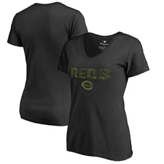 Cincinnati Reds Women's Camo T-Shirt Discount