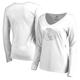 Chicago Blackhawks Women's White Out Long Sleeve T-Shirt - White | NHL near me