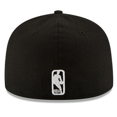 New Era Boston Celtics Black & White Logo 59FIFTY Fitted Hat Black