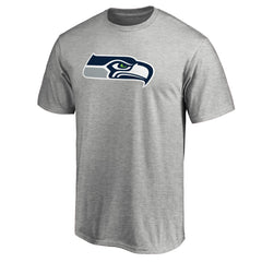 Seattle Seahawks Primary Logo T-Shirt - Heathered Gray - NFL