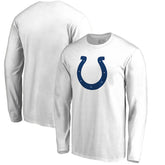 Indianapolis Colts Primary Logo Long-Sleeve T-Shirt - White - NFL