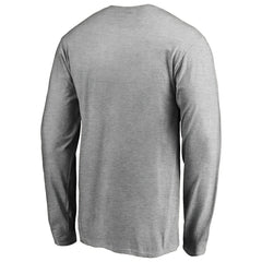 Las Vegas Raiders Primary Logo Long-Sleeve T-Shirt - Heathered Gray - NFL