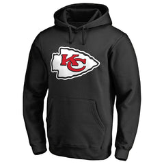 Kansas City Chiefs Primary Logo II Pullover Hoodie - Black - NFL