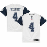 Dak Prescott Dallas Cowboys Youth Color Rush Game Jersey - White - Nike