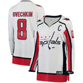 Alexander Ovechkin Washington Capitals Fanatics Women's Away Breakaway Jersey - White | Fanatics discount