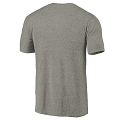 New York Knicks Distressed Team Logo Tri-Blend T-Shirt Heather Gray
