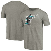 Miami Marlins Cooperstown Collection Forbes Tri-Blend T-Shirt Outlet