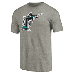 Miami Marlins Cooperstown Collection Forbes Tri-Blend T-Shirt Outlet