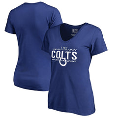 Indianapolis Colts Women's Arriba V-Neck T-Shirt - Royal - NFL
