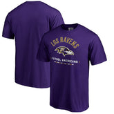 Baltimore Ravens Futbol Americano T-Shirt - Purple - NFL