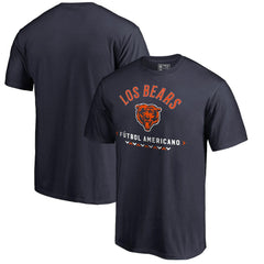 Chicago Bears Futbol Americano T-Shirt - Navy - NFL