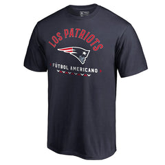 New England Patriots Futbol Americano T-Shirt - Navy - NFL