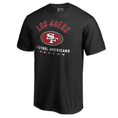 San Francisco 49ers Futbol Americano 2 T-Shirt - Black - NFL