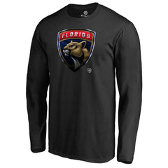 Florida Panthers Midnight Mascot Long Sleeve T-Shirt - Black | NHL discount