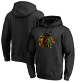 Chicago Blackhawks Midnight Mascot Pullover Hoodie - Black | NHL discount